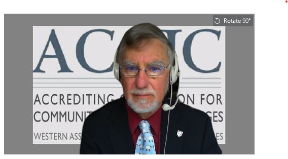 Chairing the virtual June Commission meeting