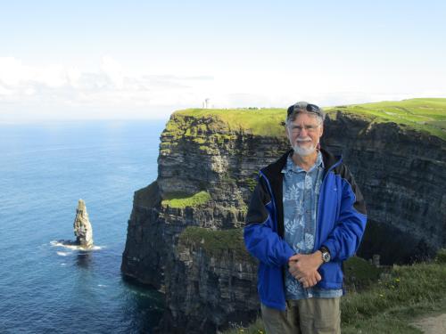 Ian at Cliffs of Moher