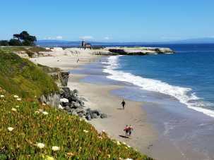 Santa Cruz beach at Lighthouse Point