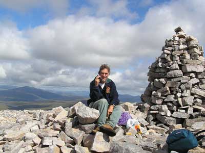 Ian on Scottish mountain